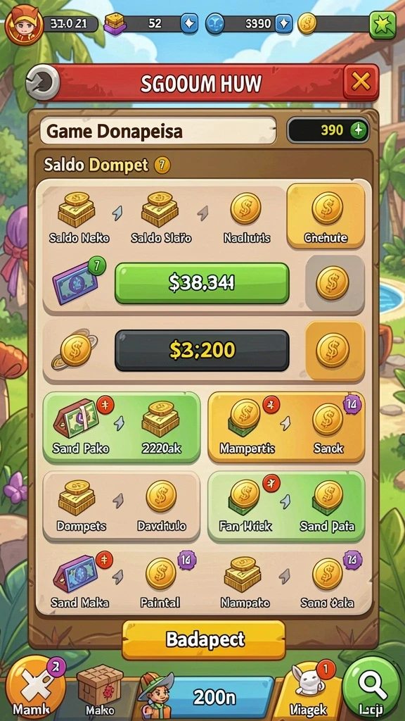 win777 - Tampilan permainan slot yang menarik dan berwarna-warni.