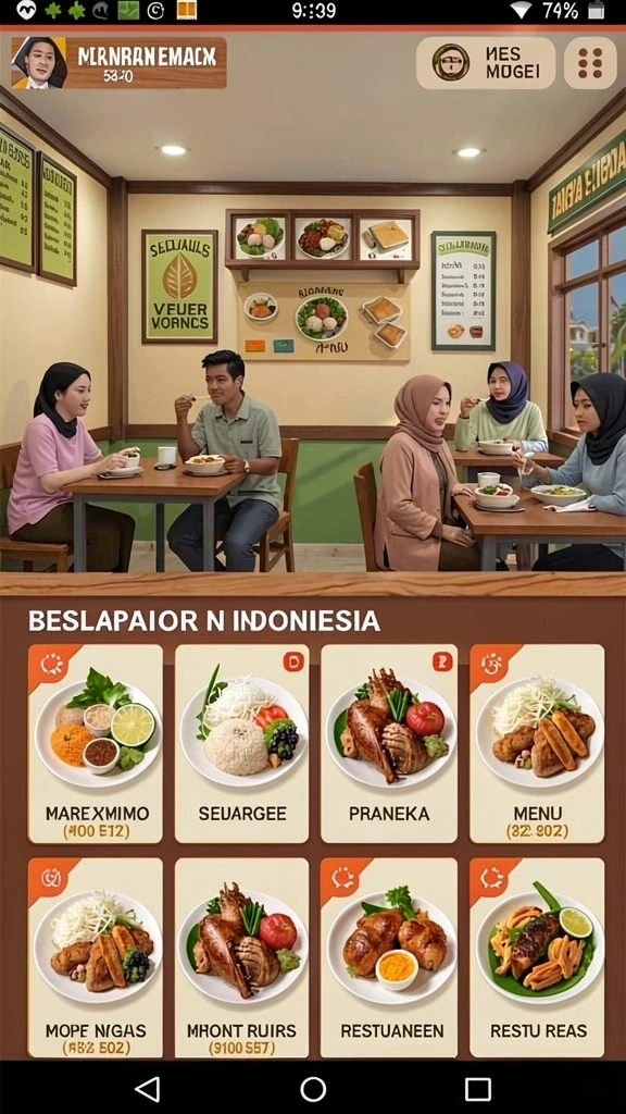 win777 - Tampilan menu yang sederhana dan mudah dinavigasi.